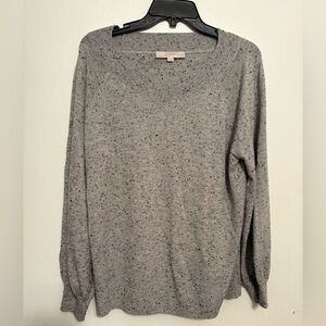 LOFT Women's Gray Sweater X-Large excellent condition